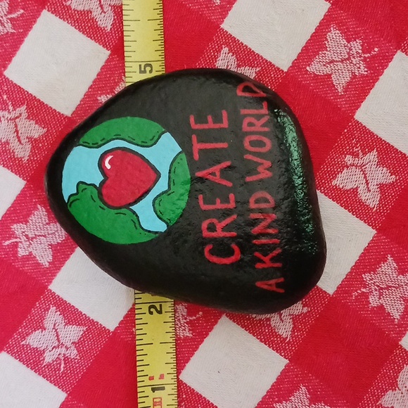 Hand Painted Rock - Picture 3 of 3